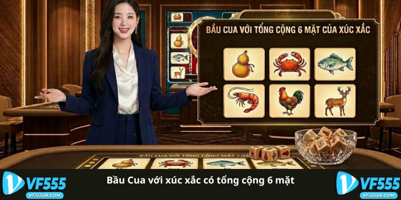 Cách Nhớ 6 Mặt Bầu Cua Hiệu Quả Với Mẹo Liên Tưởng Dễ Hiểu 1 Bầu Cua với xúc xắc có tổng cộng 6 mặt
