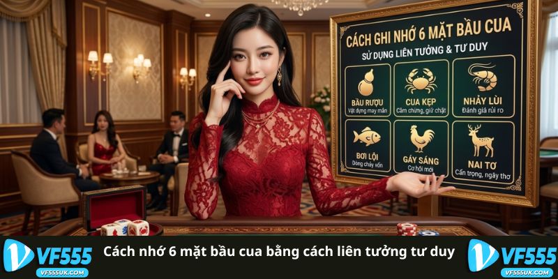 Cách Nhớ 6 Mặt Bầu Cua Hiệu Quả Với Mẹo Liên Tưởng Dễ Hiểu 2 Cách nhớ 6 mặt bầu cua bằng cách liên tưởng tư duy
