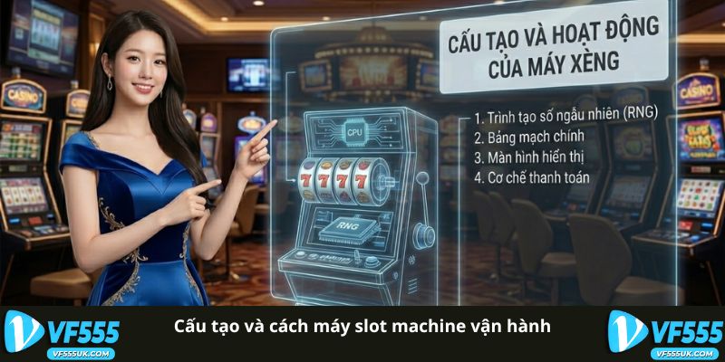 Slot Machine Là Gì? Bí Mật Cơ Chế Hoạt Động Ít Người Biết 2 Cấu tạo và cách máy slot machine vận hành