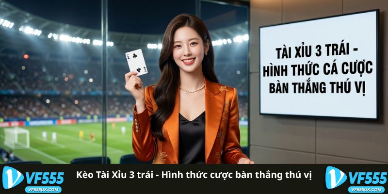 Kèo Tài Xỉu 3 Trái - Nắm Chuẩn 100% Cách Vào Tiền Trên VF555 1 Kèo Tài Xỉu 3 trái - Hình thức cược bàn thắng thú vị