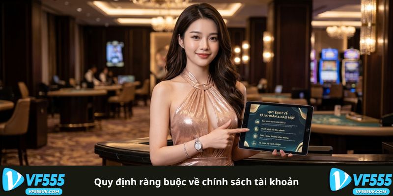 Khuyến Mãi Chào Mừng Thành Viên Mới VF555 Nhận Ngay 18.888K 3 Quy định ràng buộc về chính sách tài khoản
